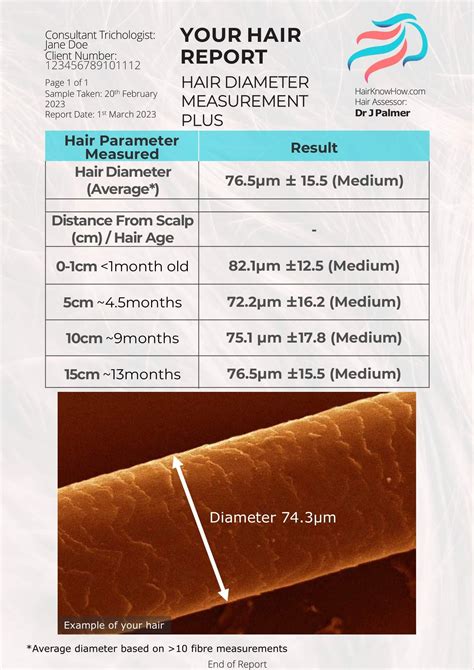 how to measure the thickness of hair|human hair thickness.